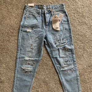 Girlfriend High Rise Denim Jeans